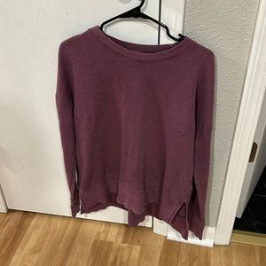 Burgundy sweater